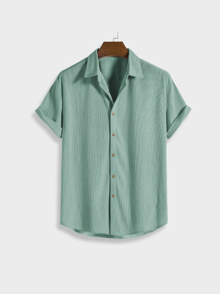 Veelzijdige heren corduroy zomerset Sven, geschikt als casual zomerset of relaxte strandkleding voor vakantie.