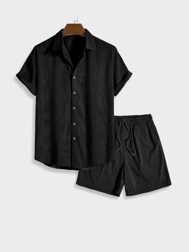 Zachte corduroy heren zomerset Sven voor ultiem comfort, ideaal voor strand of vakantie in de zomer.