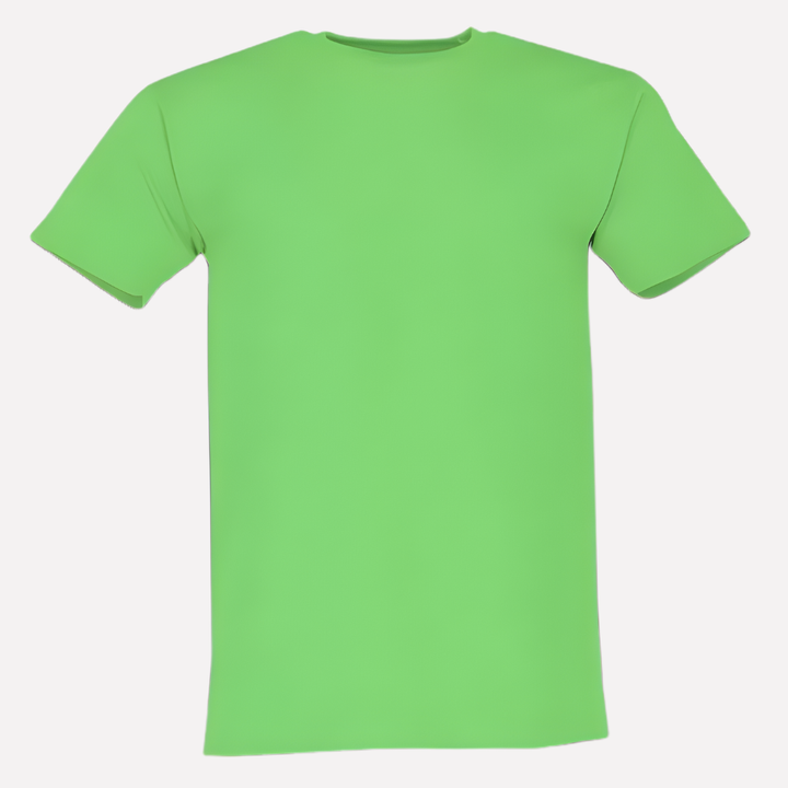 Eenvoudig en strak heren crew neck t-shirt, ideaal voor een minimalistische, comfortabele stijl.