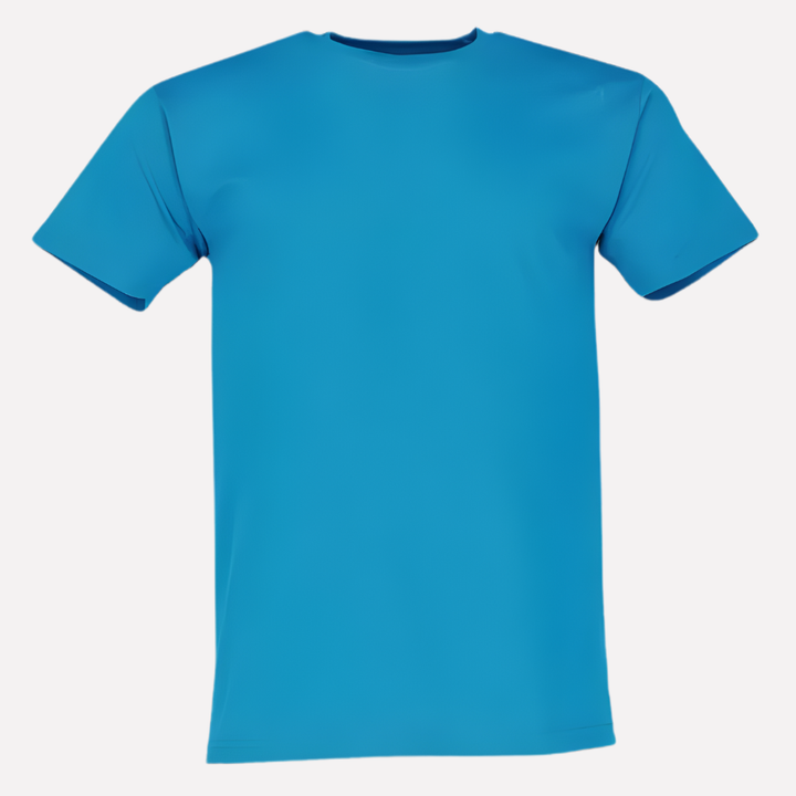 Heren t-shirt met fijne afwerking, comfortabele crew neck en korte mouw. Voor een verzorgde look.