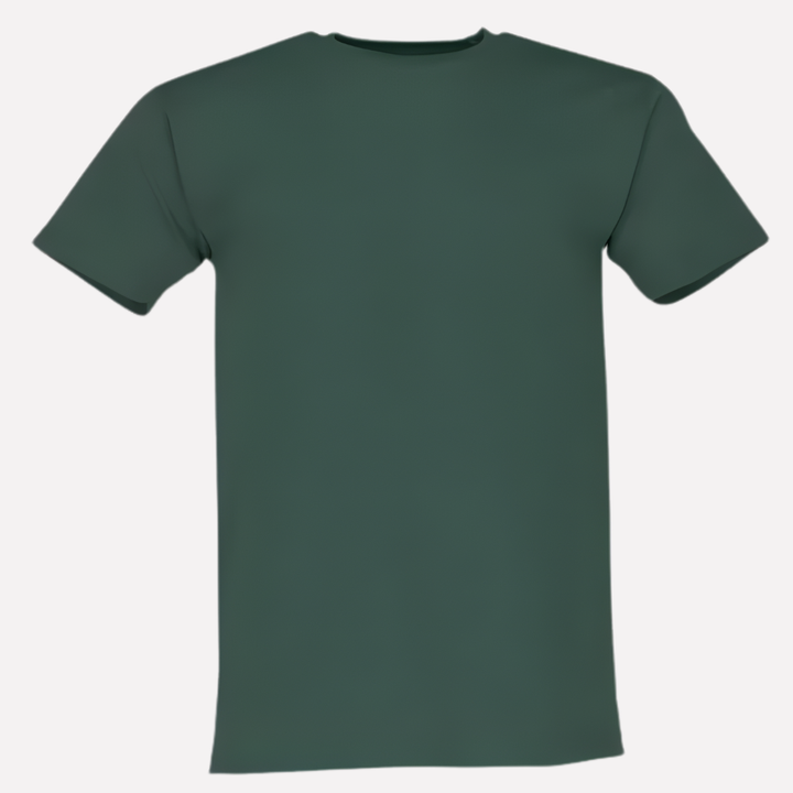 Casual-chic heren t-shirt met ronde hals, comfortabel en stijlvol voor diverse gelegenheden.