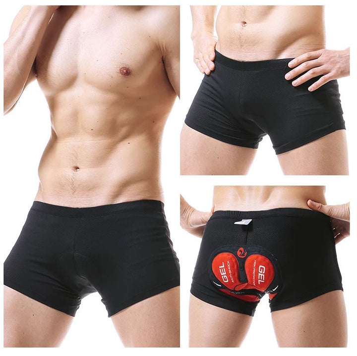 Sneldrogende en ademende heren fietsbroek Matteo met zeem, perfect voor warme dagen en intensief sportief fietsen.