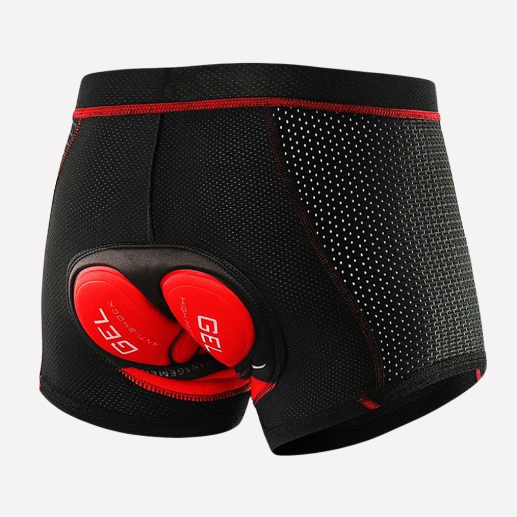 Heren fietsshorts, ergonomisch ontworpen voor comfort en optimale prestaties tijdens het wielrennen.