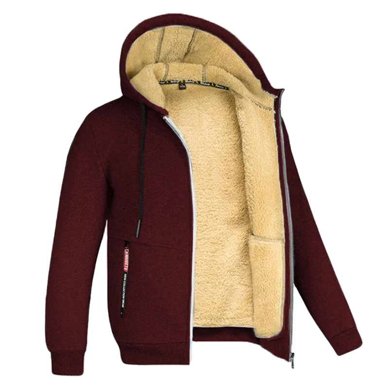 Heren fleecevest met zachte voering gedragen als warme tussenlaag of casual bovenkleding voor heren.