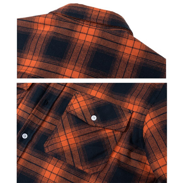 Warme heren geruite winterjas Arvid, comfortabele regular fit, geschikt voor elk seizoen.