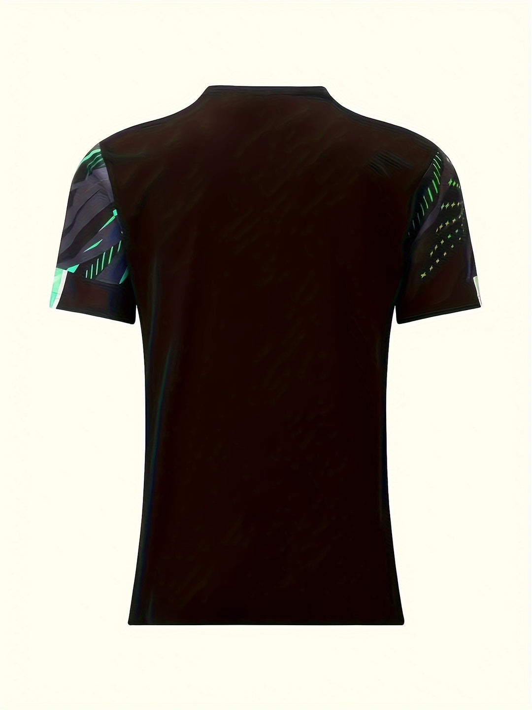 Gestreepte herenkleding: een kortemouw t-shirt met rondhals voor een frisse en zomerse uitstraling.