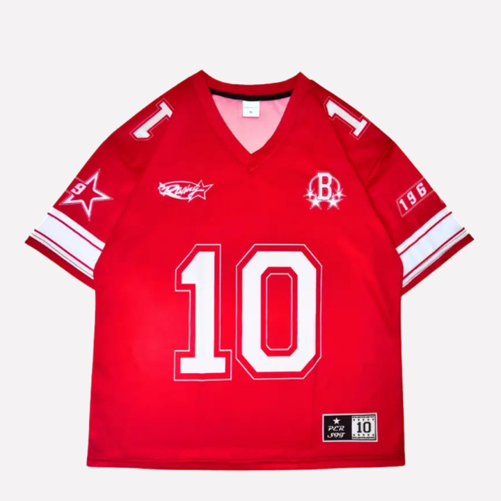 Comfortabel heren grafisch t-shirt met ronde hals en korte mouwen. Perfect voor dagelijkse casual en sportieve kleding.