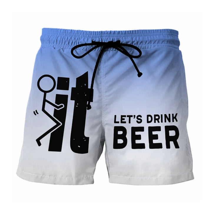 Heren Hawaii zwembroek Fabio. Stijlvolle en comfortabele zwemshort voor zomer en vakantie, met elastische band.