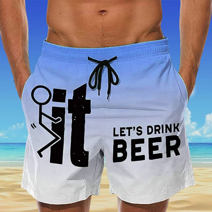 Heren zwembroek Fabio, klaar voor het strand en zwemplezier. Trendy Hawaii badmode met comfortabele pasvorm.