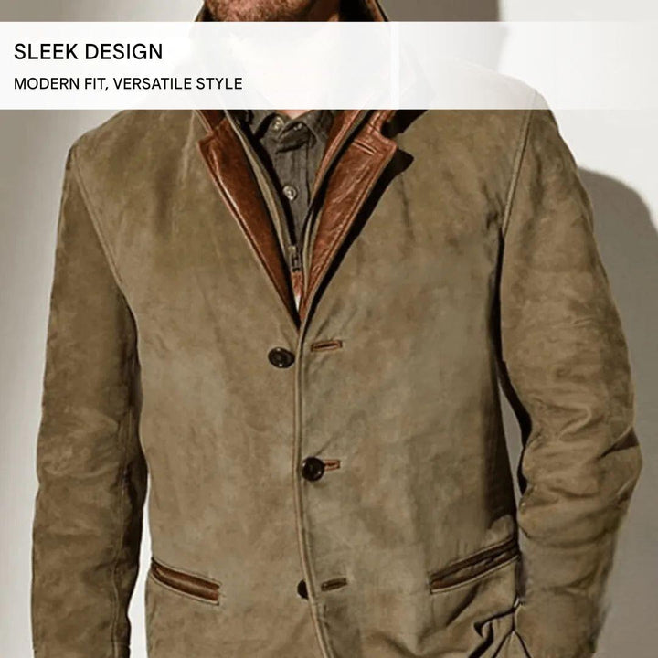 Comfortabel herfst jasje Leandro voor heren, een veelzijdige blazer voor elke gelegenheid.