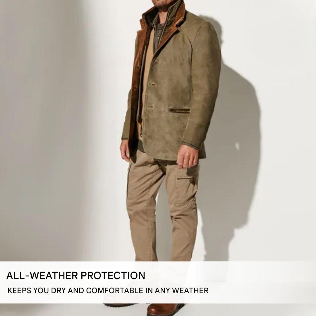 Leandro heren colbert: een must-have herfst blazer voor comfort en stijl in de koudere maanden.
