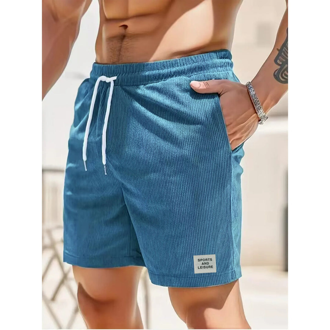 Heren Hoymans corduroy korte broek voor zomerse dagen; comfortabel & stijlvol met ademende stof.