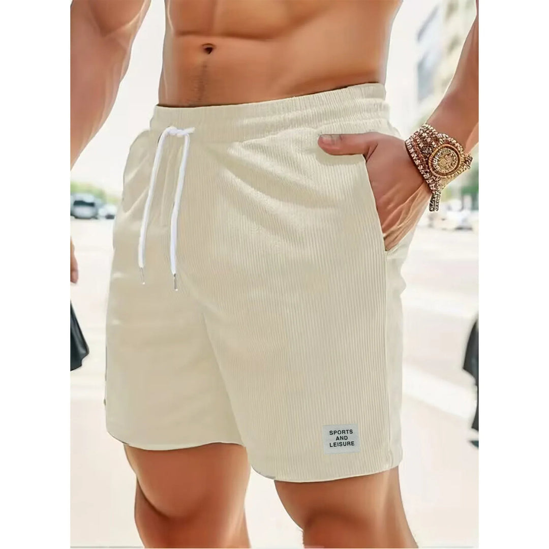 Heren corduroy korte broek van Hoymans; de ultieme zomerse bermuda voor comfort en een moderne stijl.