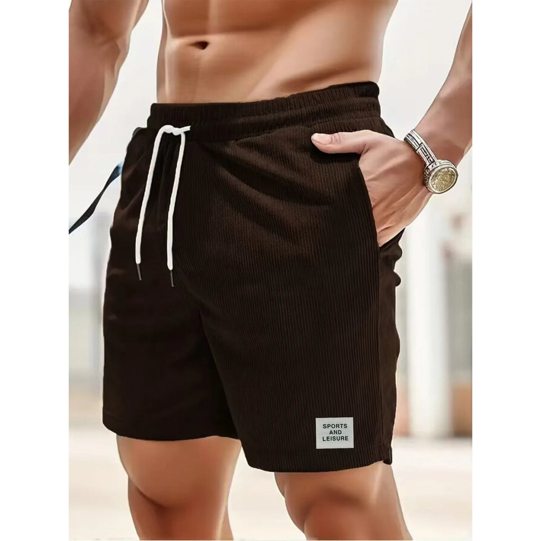 Ademende Hoymans heren corduroy short, een must-have voor zomerse comfort en casual elegantie.