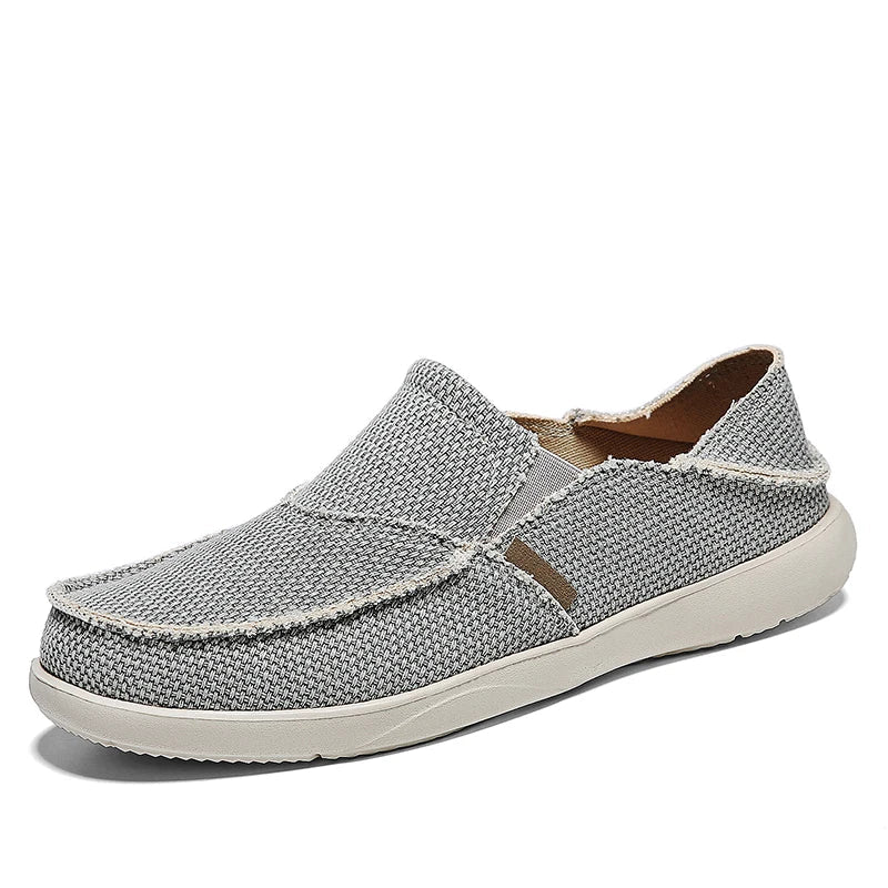 Ademende heren espadrilles van canvas, lichtgewicht en stijlvol voor de zomer. Verkrijgbaar in diverse kleuren.