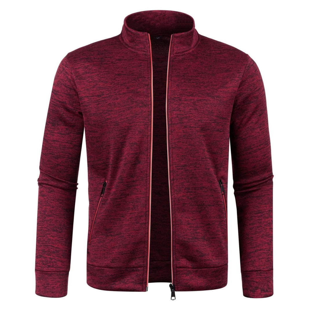 Comfortabel heren ritsjack met opstaande kraag; een veelzijdige bovenkleding voor elke stijl.