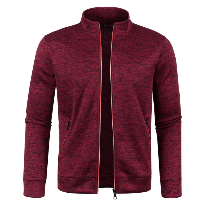 Comfortabel heren ritsjack met opstaande kraag; een veelzijdige bovenkleding voor elke stijl.