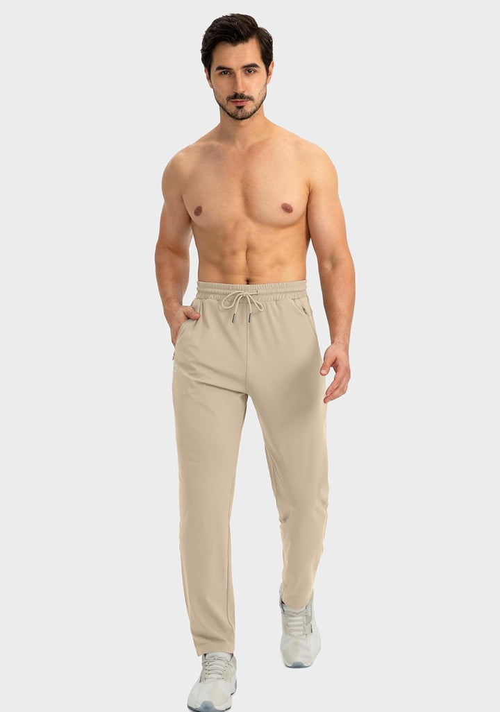 Noah herenbroek: tapered fit, comfortabel, veelzijdig voor sport en vrije tijd.