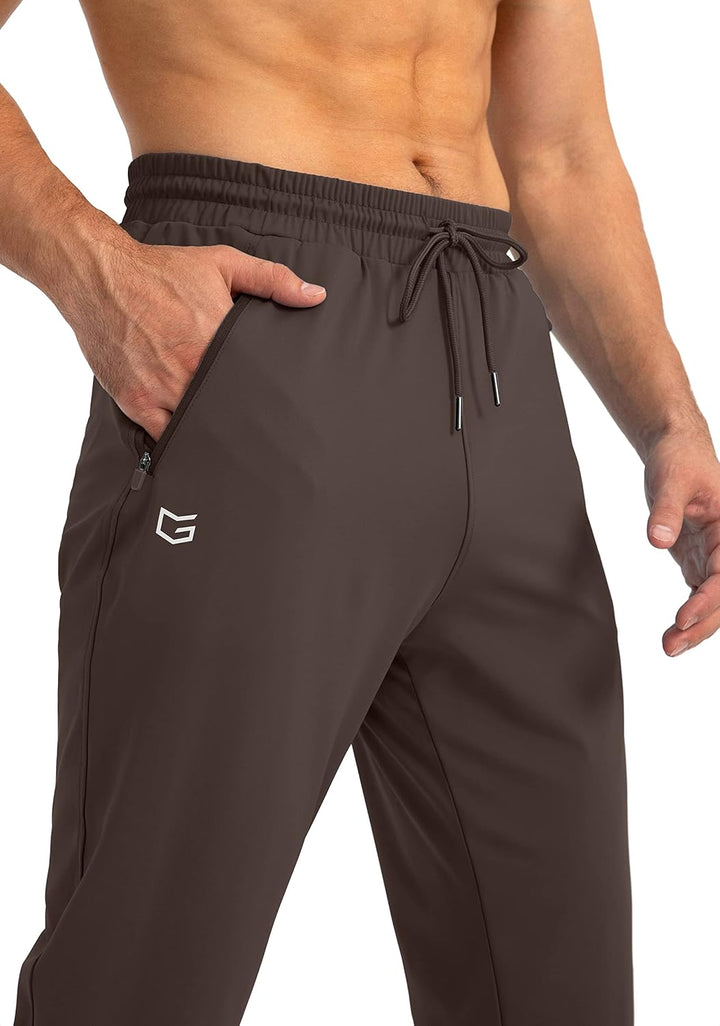 Comfortabele sportbroek Noah voor heren, ademend materiaal met tapered pasvorm.