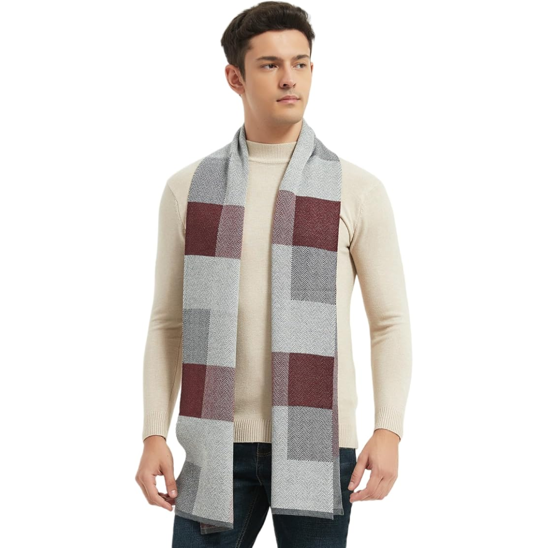 De Ryan kasjmier sjaal. Een essentieel accessoire voor heren die stijl en comfort zoeken in de winter.