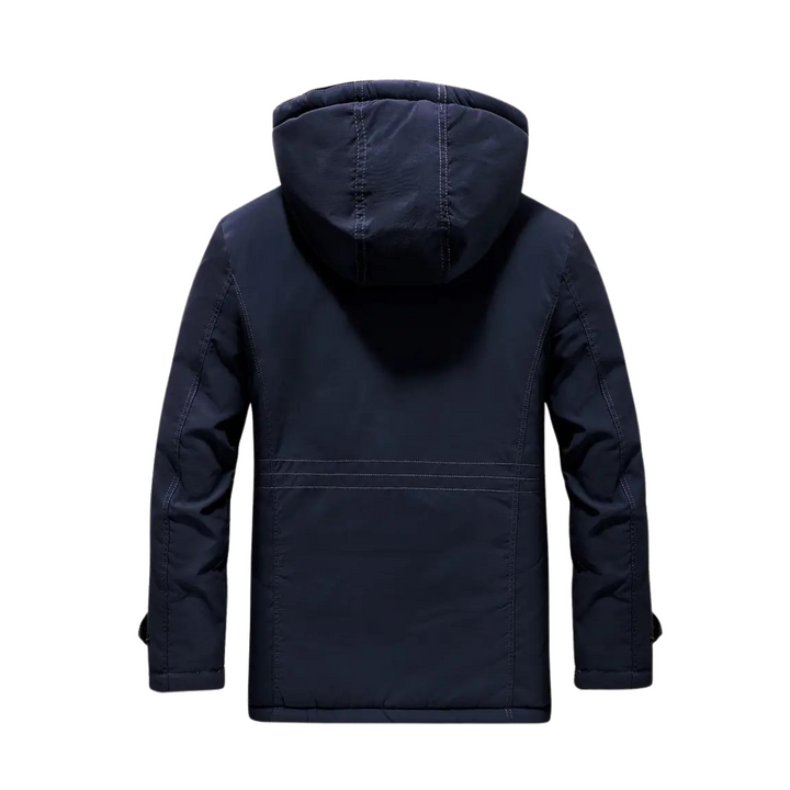 Gevoerd Kaspar heren outdoorjack, waterdicht en winddicht. Warme winterjas, perfect voor koude dagen buiten.