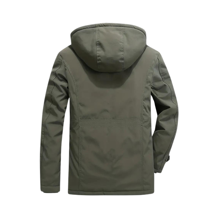 Waterdicht & winddicht Kaspar heren outdoorjack, gevoerd. Essentiële buitenkleding voor herfst en winter.