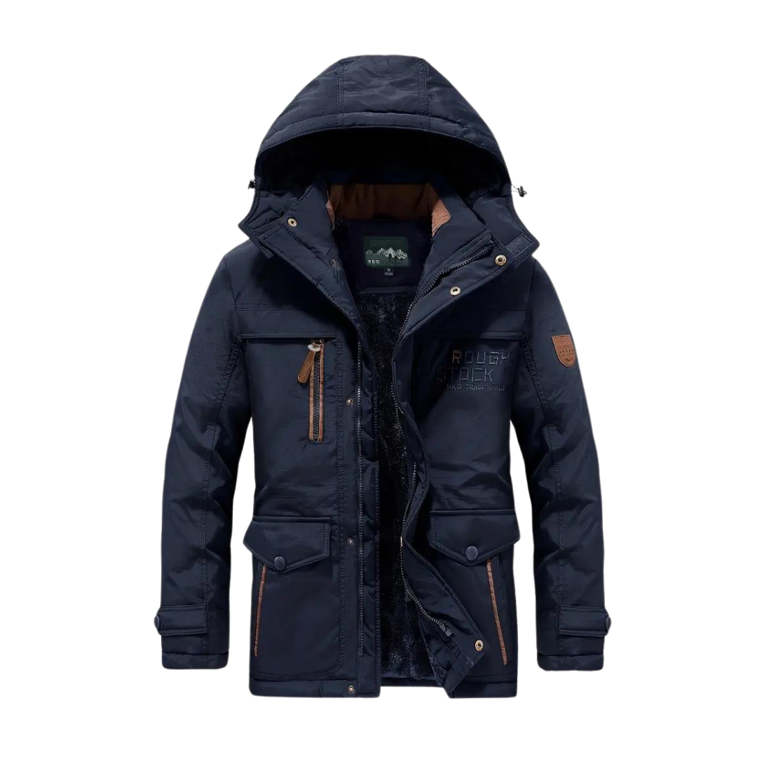Duurzaam Kaspar heren outdoorjack, waterdicht en winddicht gevoerd. Hoogwaardige jas voor alle buitenavonturen.