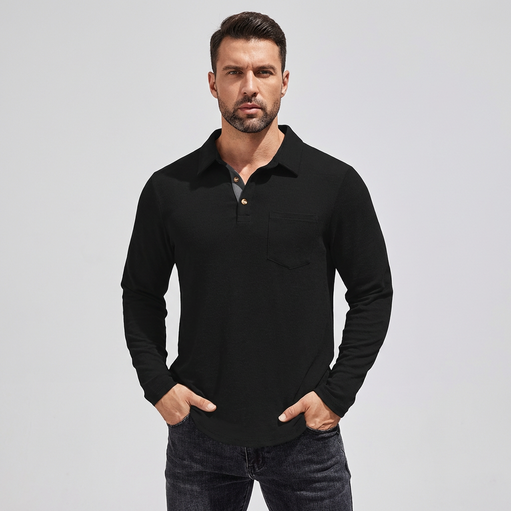 Heren klassiek T-shirt met ronde hals, comfortabel katoen voor dagelijks gebruik en stijlvolle casual look.