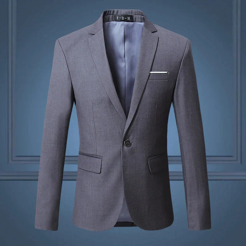 Heren klassieke blazer Maxim, tijdloos elegant voor zakelijke of casual chic outfits.