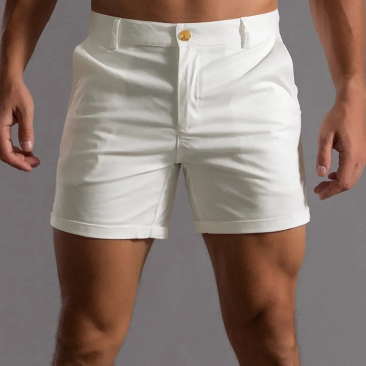 Comfortabele heren shorts met trekkoord, stijlvol voor casual zomeroutfits en sportief gebruik.