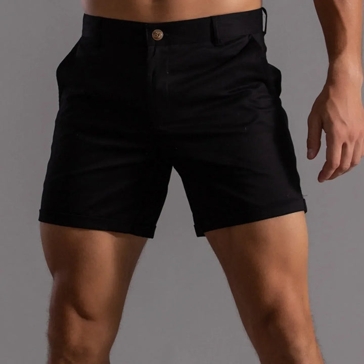 Sportieve heren korte broek voor de zomer, perfect voor strand, vrije tijd en een aansluitende look.