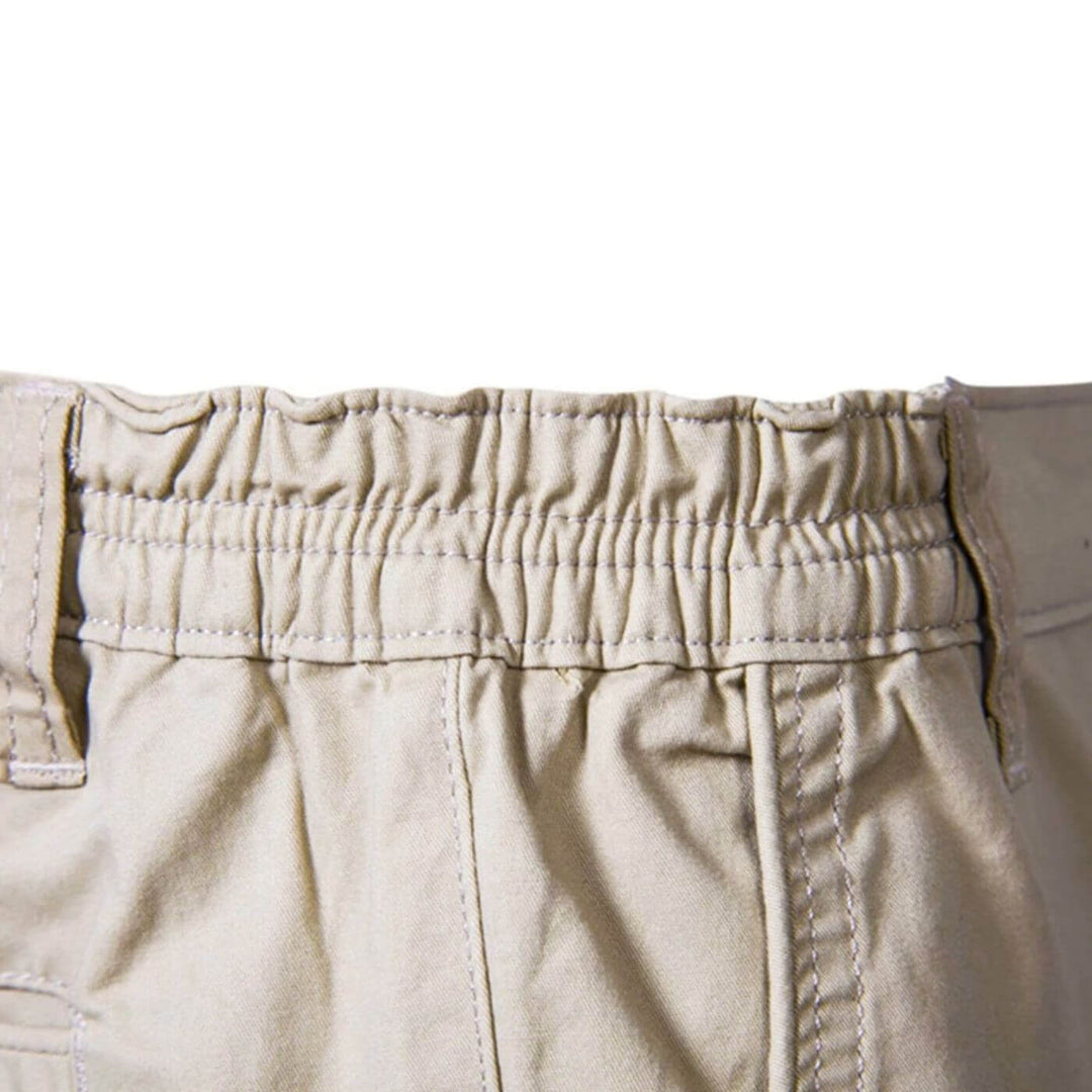 Stijlvolle vrijetijdsbroek korte broek voor heren met rekbare taille