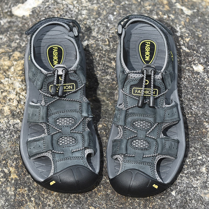 Duurzame Lamar hikesandalen voor heren, robuuste zool biedt uitstekende grip bij buitenactiviteiten.
