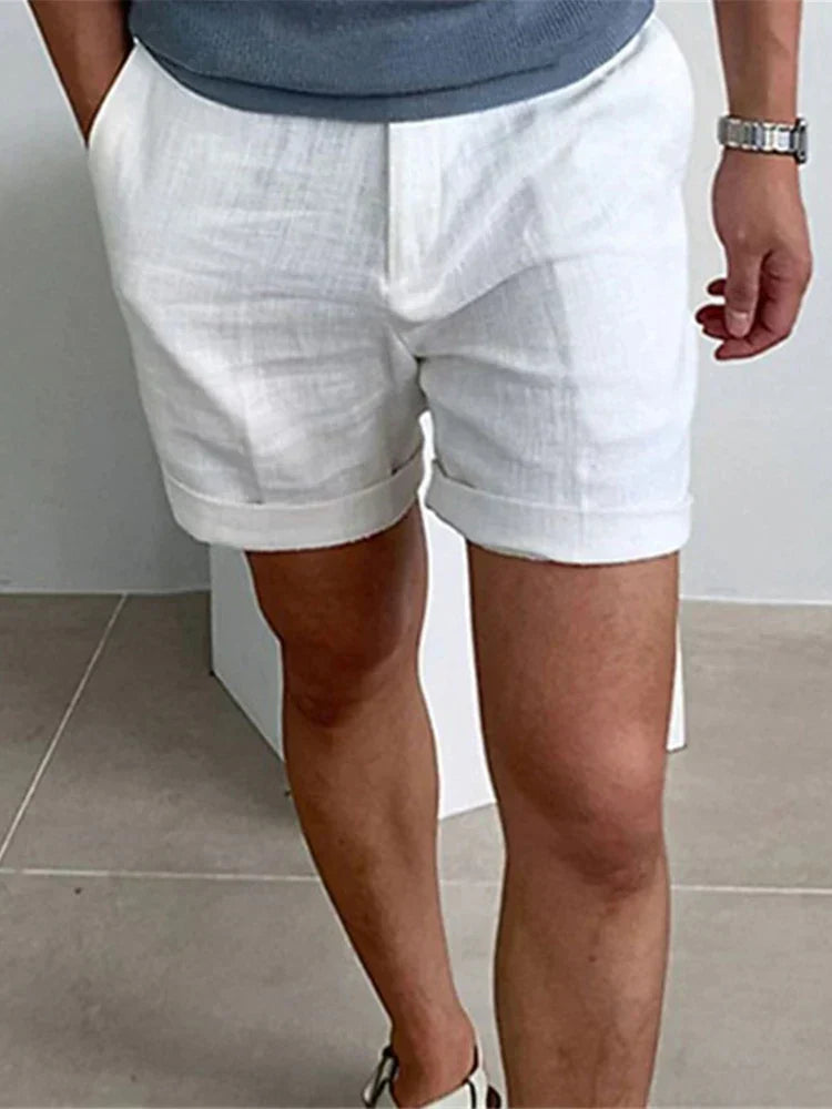 Comfortabele heren shorts met relaxte pasvorm, perfect voor zomerse dagen en actieve vrije tijd.