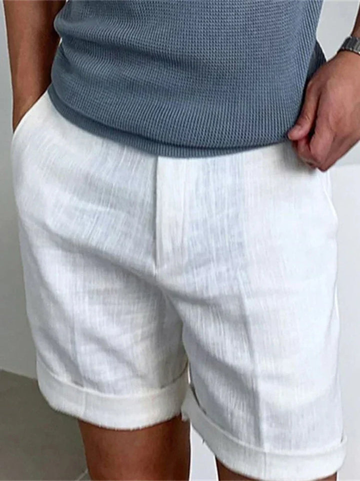Zomerse heren shorts met relaxte pasvorm, ideaal als strandkleding of vrije tijdskleding.