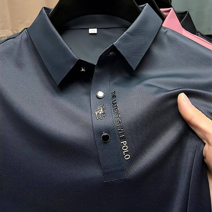 Luxe heren polo voor de zomer. Comfortabel en stijlvol, met een perfecte pasvorm. Hoymans kwaliteit.