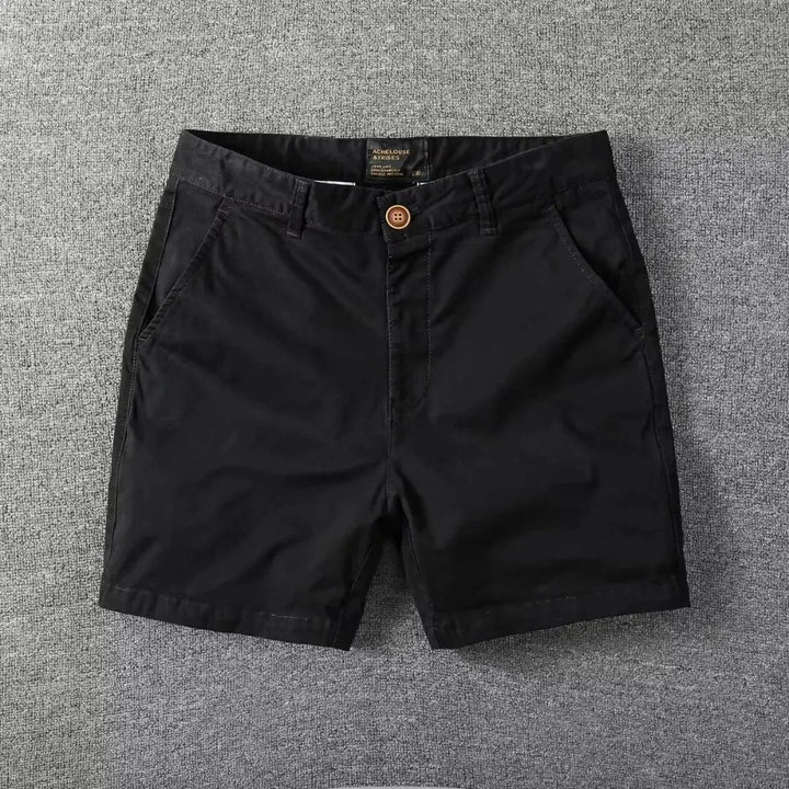 Heren chino shorts, ontworpen voor comfort op warme dagen. Veelzijdige zomerse kleding voor elke man.