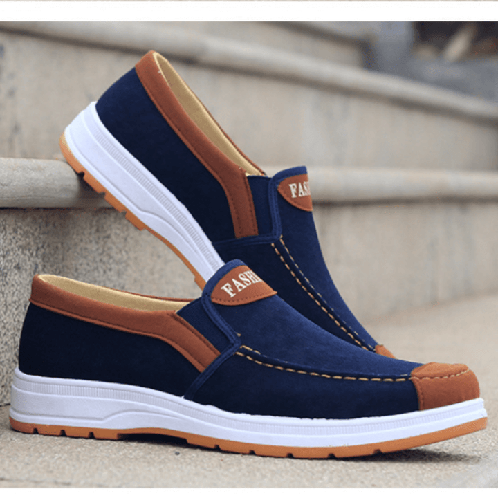 Veelzijdige Matteo heren instappers: comfortabele, stijlvolle en ademende canvas schoenen voor casual zomerlooks.
