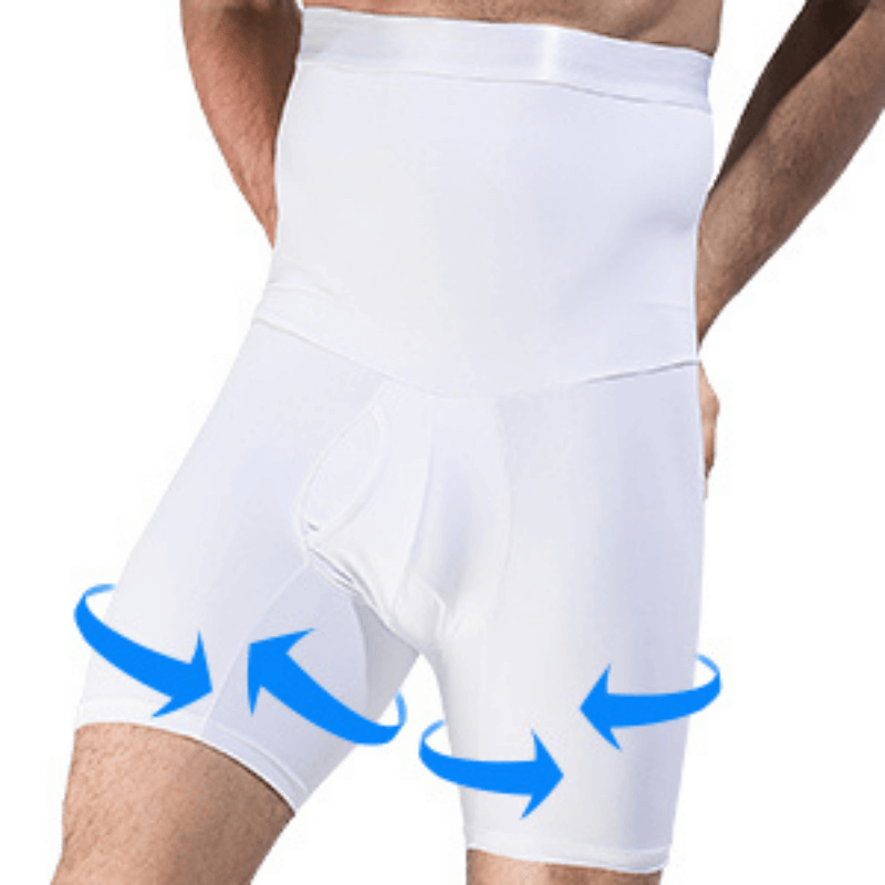 Veelzijdige MaxFit heren boxershort: compressie, vormend, slankmakend effect voor taille en buik, dagelijks gebruik.