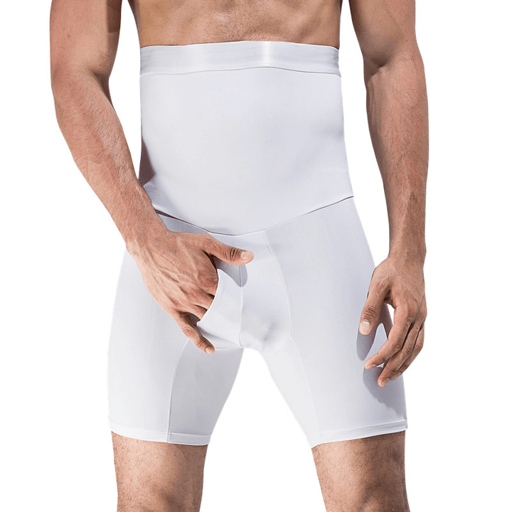 Draagt MaxFit vormende boxershort bij heren voor een slankmakende taille en buik, naadloos onder kleding.