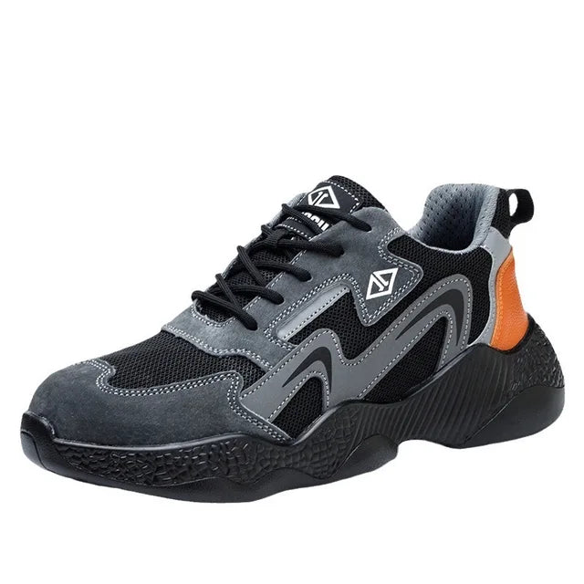 Robuuste MaxProtect orthopedische werkschoenen voor heren, ontworpen voor zwaar werk en langdurig professioneel gebruik.