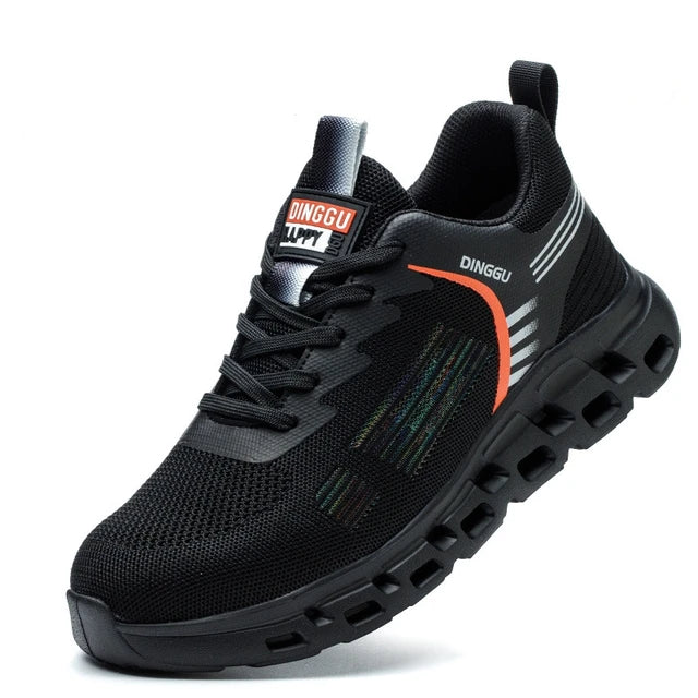 MaxProtect heren werksneakers met een slipvaste zool voor uitstekende grip en veiligheid op diverse werkoppervlakken.