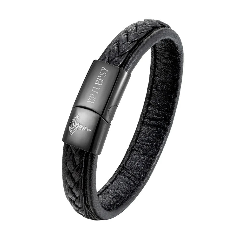 Emergency ID armband heren. Cruciale informatie direct toegankelijk bij noodgevallen, medische alert.
