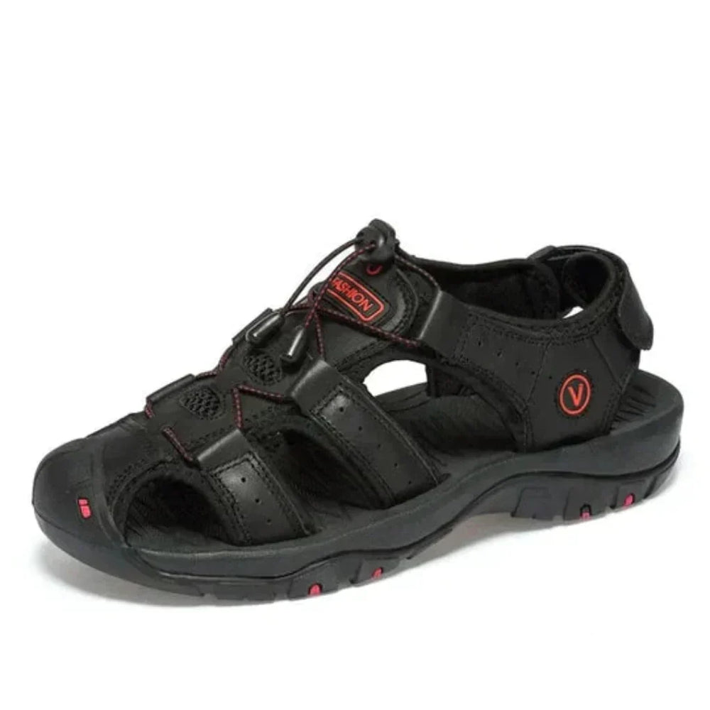 Stijlvolle casual heren sandalen, ergonomisch ontworpen voor zomercomfort en dagelijks gebruik.