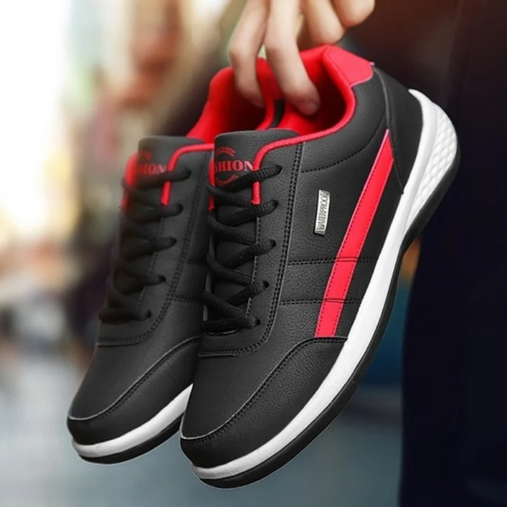 Stijlvolle blauwe orthopedische schoenen voor heren, garanderen comfort en stabiele ondersteuning bij dagelijks gebruik.