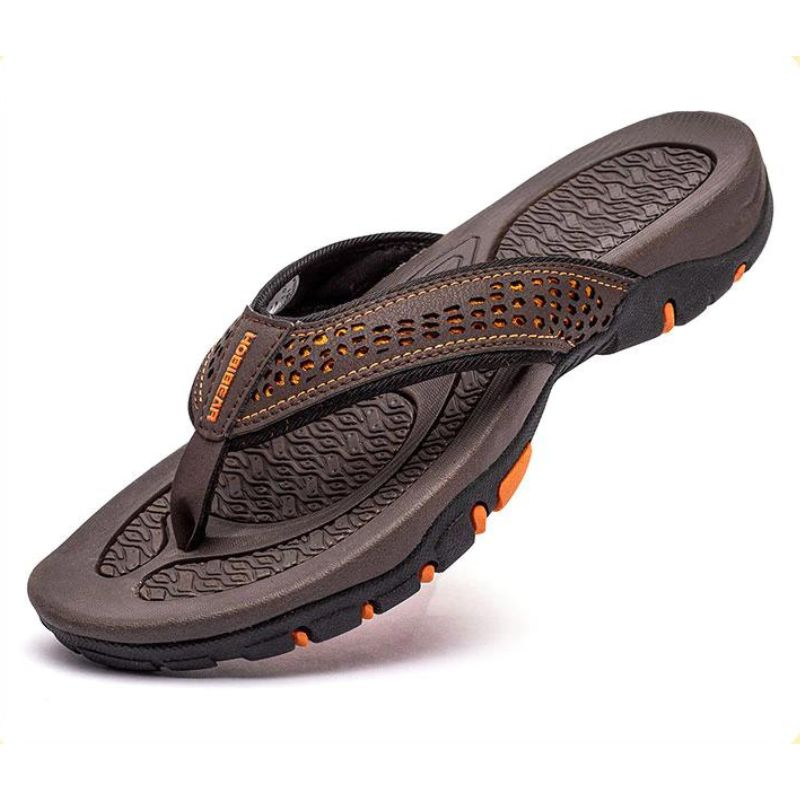 Heren casual slippers, perfecte mix van stijl en medische voetondersteuning.