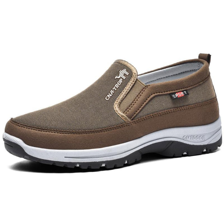 Heren orthopedische wandelschoenen, extra breed, met klittenband, voor optimaal comfort en voetondersteuning.