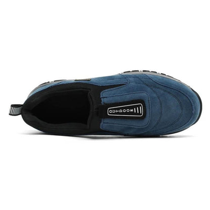 Orthopedische heren wandelschoenen met geavanceerde voetondersteuning, speciaal ontworpen voor maximaal comfort en stabiliteit.