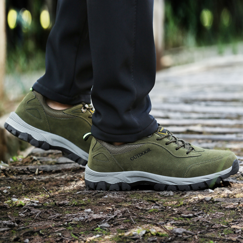 Heren orthopedische wandelschoenen in bruin, bieden ultiem comfort en verlichting bij voetpijn, hielspoor en fasciitis.