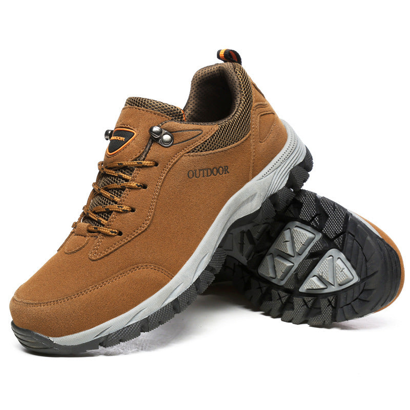 Comfortabele heren outdoorschoenen met superieure grip, ideaal voor lange wandelingen en ter verlichting van hielspoor.
